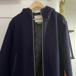 G Star Raw by Marc Newson thick wool hooded coat